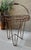 1980s Circa 1980 Nicely-Sized Victorian-Style Steel Wirework Planter Basket & Forged Steel Stand – 2 Pieces For Sale - Image 5 of 18