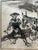 Original artwork by Walter Spitzer (1927-2021) depicting The Flight into Egypt, created in 1968. Executed in gouache and...