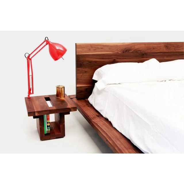 Sqb Queen Walnut Bed For Sale In Los Angeles - Image 6 of 6