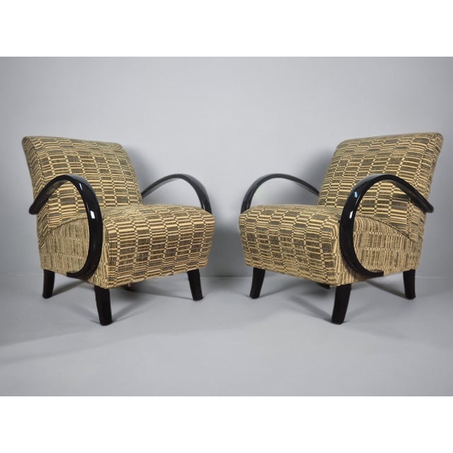 H-401 Lounge Chairs by Halabala for Up Zavody, 1940s, Set of 2 For Sale - Image 10 of 10