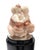 Mid 20th Century Mid-Century Modern Heavy Carved Marble Sculpture on Revolving Pedestal For Sale - Image 5 of 9