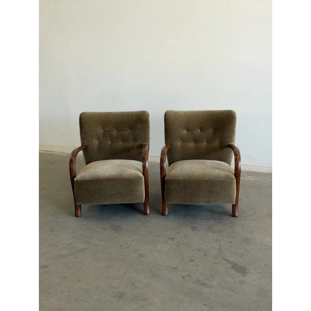 Art Deco Made to Order: Jacques Lounge Chairs - Pair For Sale - Image 3 of 18