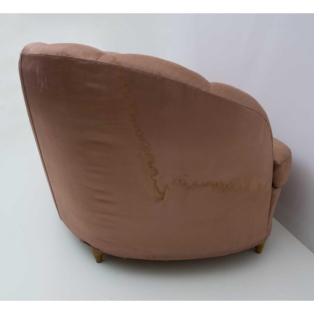 Wood Mid-Century Modern Italian Curved Sofa by Gio Ponti for Casa E Giardino, 1936 For Sale - Image 7 of 10