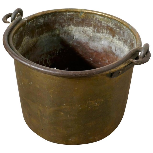 Metal Early 19th Century Brass Cooking Pot, 1890s For Sale - Image 7 of 7