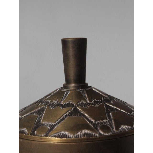 Nordisk Malm is Danish metalwork maker known for mid-century Art Deco and Modernist solid bronze and brass decorative...