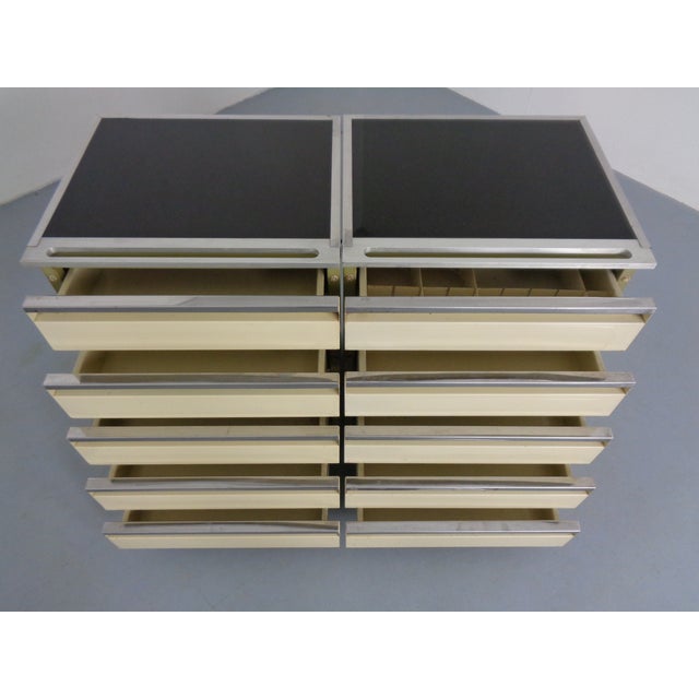 Steel Mobile Medical Cabinets with Drawers from Baisch, Germany, 1950s, Set of 2 For Sale - Image 4 of 18