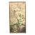 Large Antique Chinese Chinoiserie Hand Painted Framed Wall Paper Panel For Sale