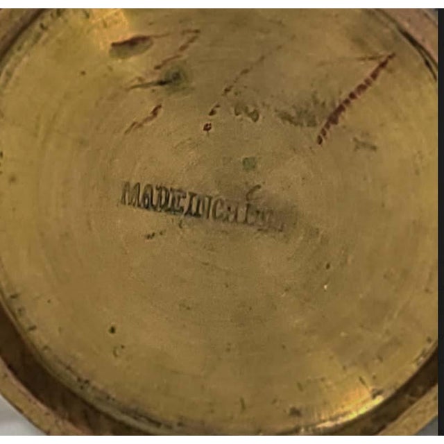 Vintage Cloisonne' Vase Raised Field - Marked Made in China For Sale - Image 4 of 4