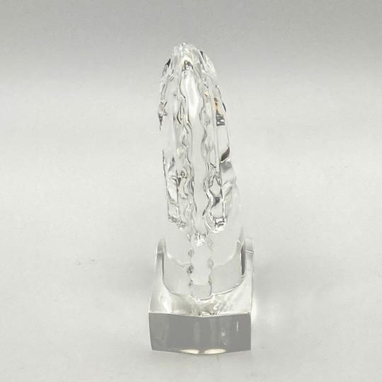 1930s Steuben Crystal Horse Head Equestrian Paperweight (Designed by Sidney Waugh #7779) Vintage 1930s For Sale - Image 5 of 18