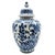 Traditional Hand Painted Oud Delft Blue White Lidded Ginger Jar Vase 14.5" Hand Painted Dutch Faience For Sale - Image 3 of 13