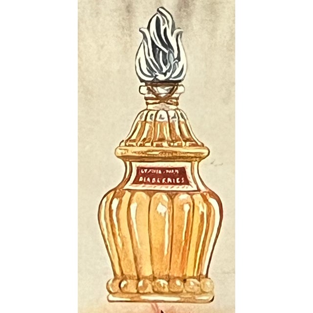 Vintage Diableries Perfume Ad From France - Framed For Sale - Image 4 of 4