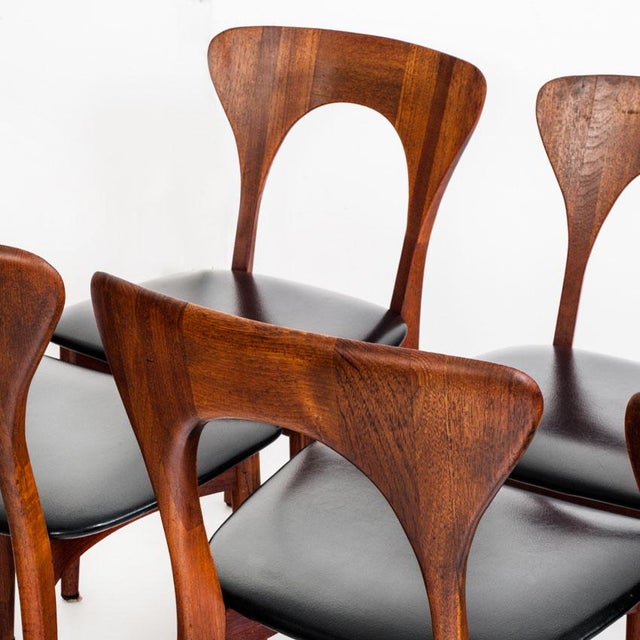 Scandinavian Peter Chairs by Niels Koefoed for Koefoeds Møbelfabrik, Denmark, 1960s,Set of 6 For Sale - Image 13 of 16