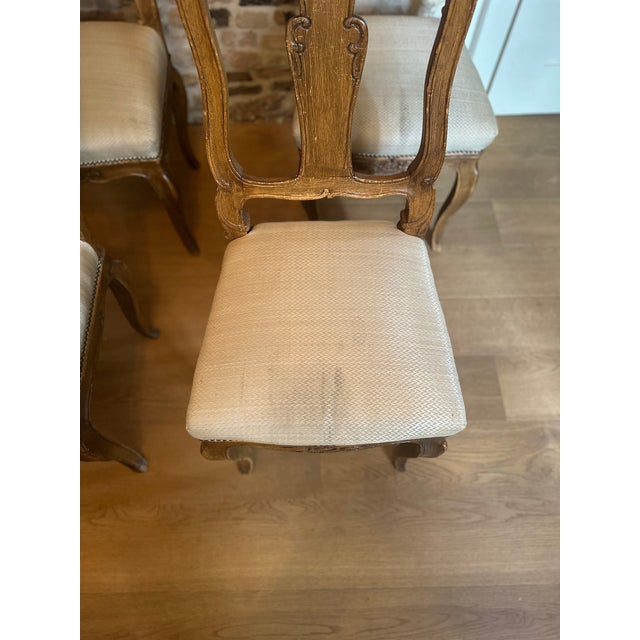 Antique Original Baroque Chairs, Walnut, Circa 1760, Set of 4 For Sale - Image 18 of 18