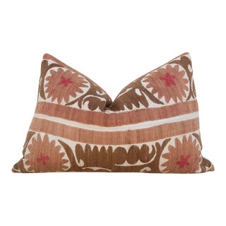 Bronzo Suzani Lumbar Pillow For Sale
