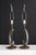 Silver Mid 20th Century Gerald Thurston Influence Sculptural Lamps - a Pair For Sale - Image 8 of 12