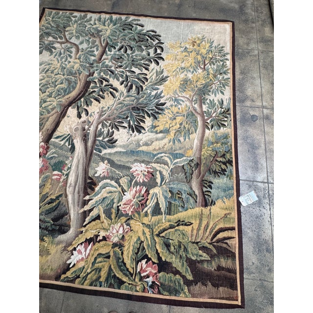 Textile Antique 17th Century Flemish Tapestry 7'8" X 6'3" For Sale - Image 7 of 7