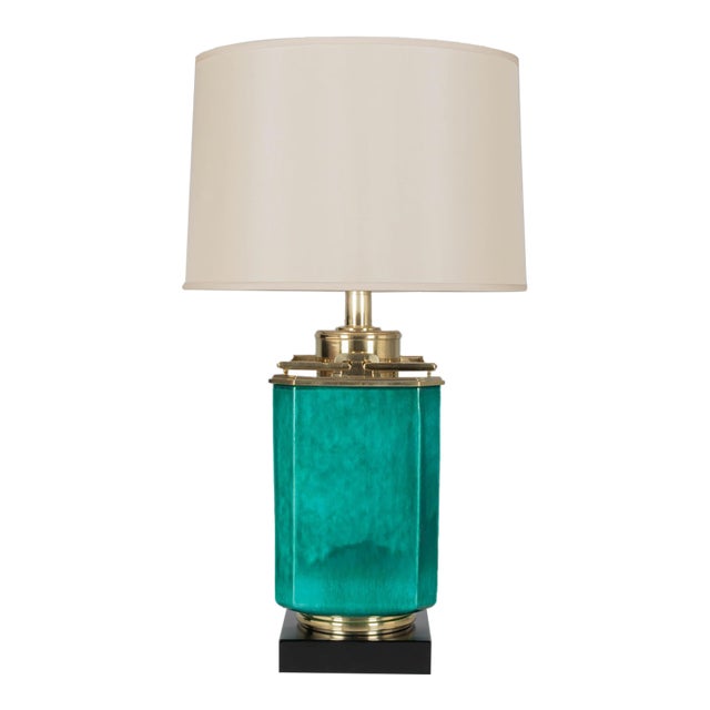 Mid Century Edwin Cole Stiffel Lamp For Sale