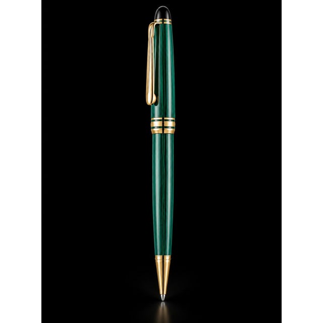 Malachite Ballpoint Pen Gemstone Writing Instrument Usa Made For Sale - Image 4 of 10