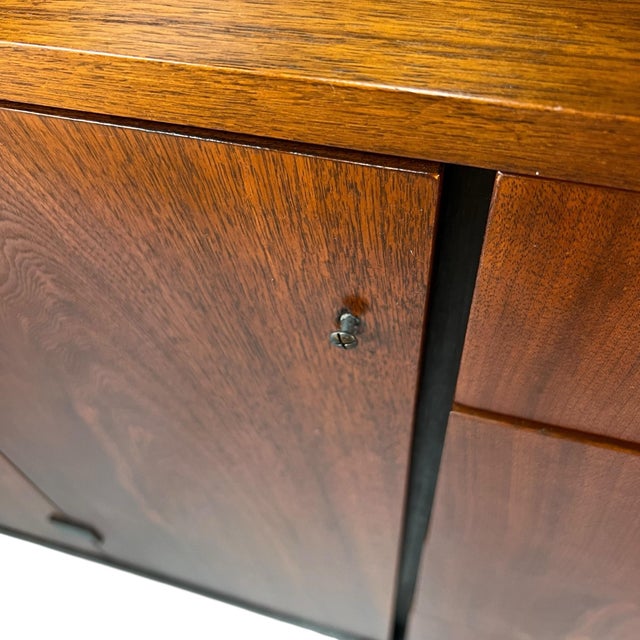 Milo Baughman Walnut Buffet for Directional For Sale - Image 11 of 12