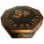 Figurative English Regency Octagonal Penwork Decorated Box For Sale - Image 3 of 6