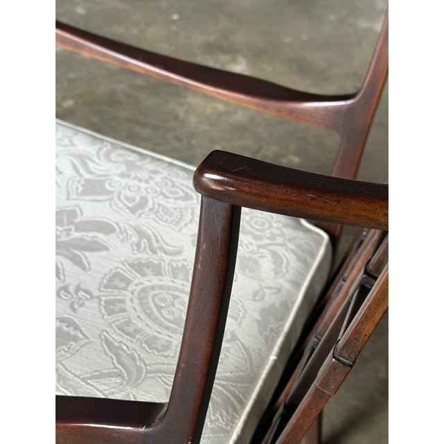 1950s Unusual Mid Century Modern Accent Chair by Baker For Sale - Image 11 of 12