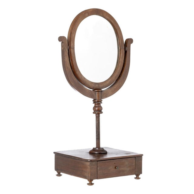 Brown Table Top Dressing Mirror, 19th Century For Sale - Image 8 of 8