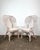 Late 20th Century Vintage Rattan Fan Back Chairs- A Pair For Sale - Image 5 of 12