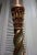 Italian Florentine Torchère Floor Lamp in Hand-Carved Gold-Gilt and Green Wood, 1950s For Sale - Image 4 of 13