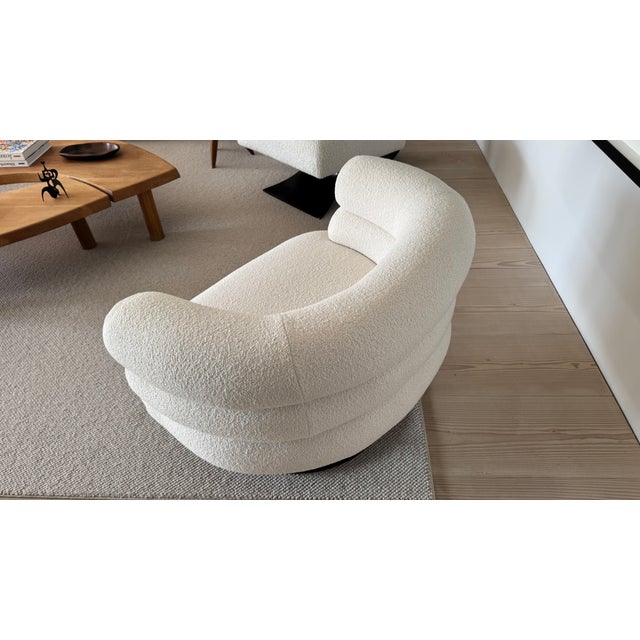 Bibendum Style Armchair in Wool Bouclé, 2009 For Sale - Image 4 of 14