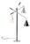 Angelo Lelli for Arredoluce Triennial Mid Century Italian Floor Lamp For Sale