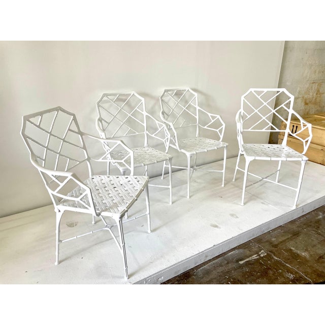 Brown Jordan Hall Bradley "Calcutta" Armchairs - Set of 4 For Sale - Image 11 of 18