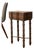 Vintage Spanish Revival Sewing Side Table With Barley Twist Legs For Sale