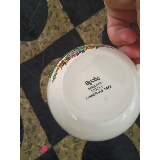 Late 20th Century Late 20th Century Spode Christmas Tree Porcelain Mug Made in England For Sale - Image 5 of 5