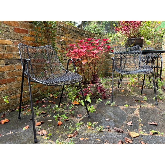 Mid-Century Modern Russell Woodard Sculptura Petite Arm Chairs, a Pair For Sale - Image 3 of 12