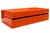 2020s Equestrian Horse Bits Hermes Style Orange Glossy Glass Decorative Box For Sale - Image 5 of 7