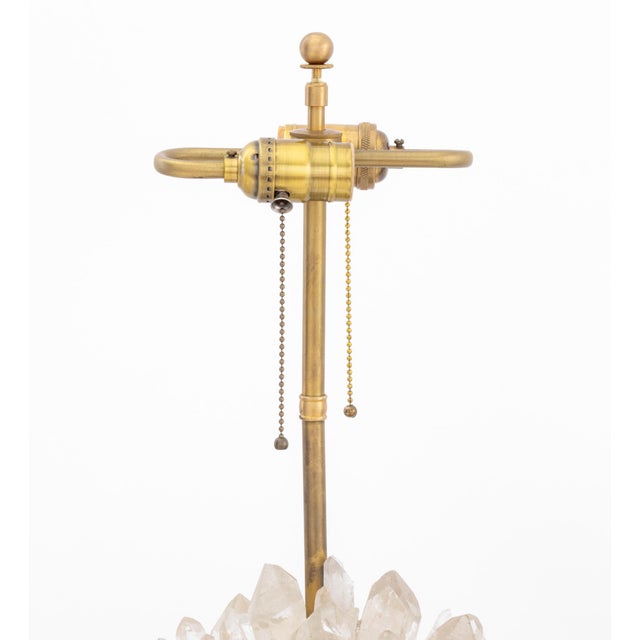 Craig Van Den Brulle Rock Crystal Table Lamps, 2 For Sale - Image 14 of 15
