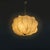 Italian modern cocoon chandelier Nuvola by Tobia Scarpa for Flos, 1970s Nuvola chandelier with rounded diffuser in beige...