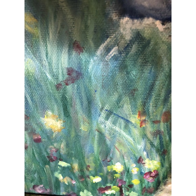 2000 - 2009 Young Girl Portrait Acrylic on Canvas Painting Signed Kimberly Van Rossum For Sale - Image 5 of 10