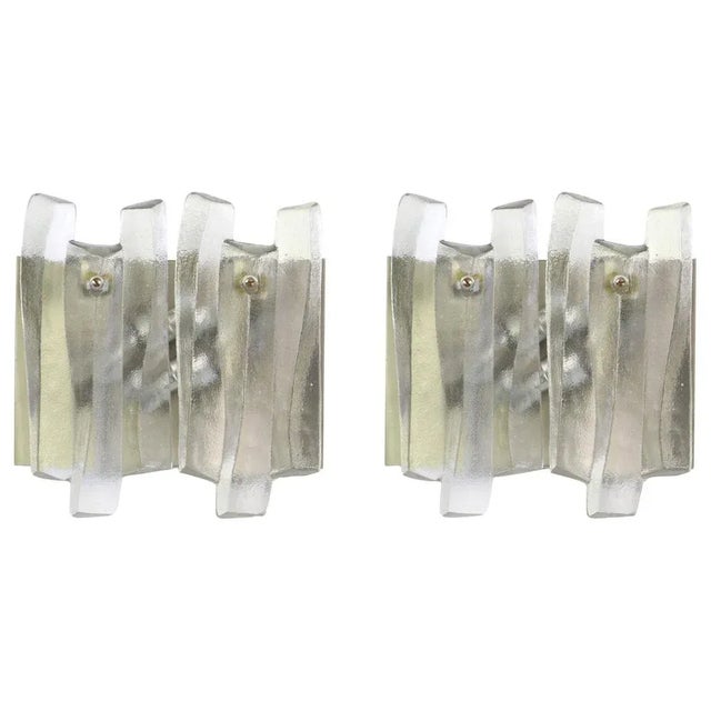 Large Murano Glass Sconces from Kalmar, Austria, 1960s, Set of 2 For Sale - Image 6 of 6