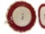 Antique English Staffordshire Whippet China Plates, set of 3 different sizes. Large round 10.25" diameter, Small round...