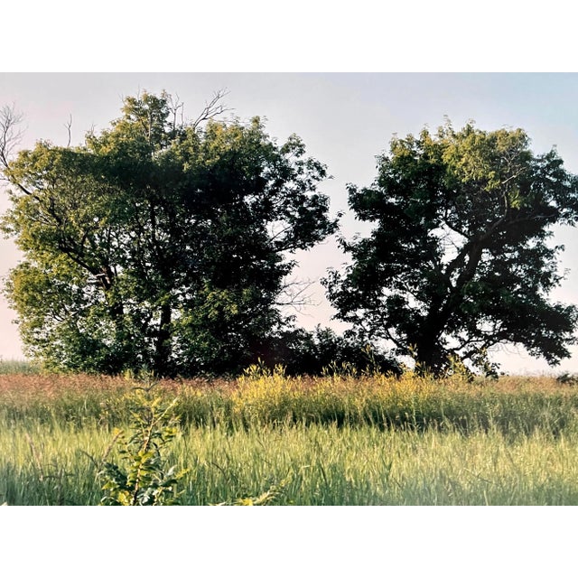 1990s Maxwell Mackenzie, Old Barn Summer Landscape, Large Panoramic Vintage Color Photograph Signed Photo, 1992 For Sale - Image 5 of 9
