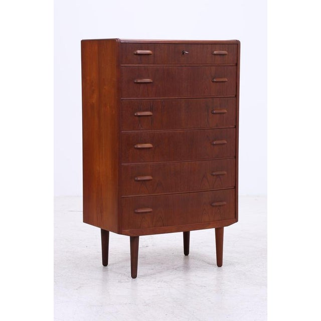 Mid-Century Teak Chest of 6 Drawers For Sale - Image 3 of 13