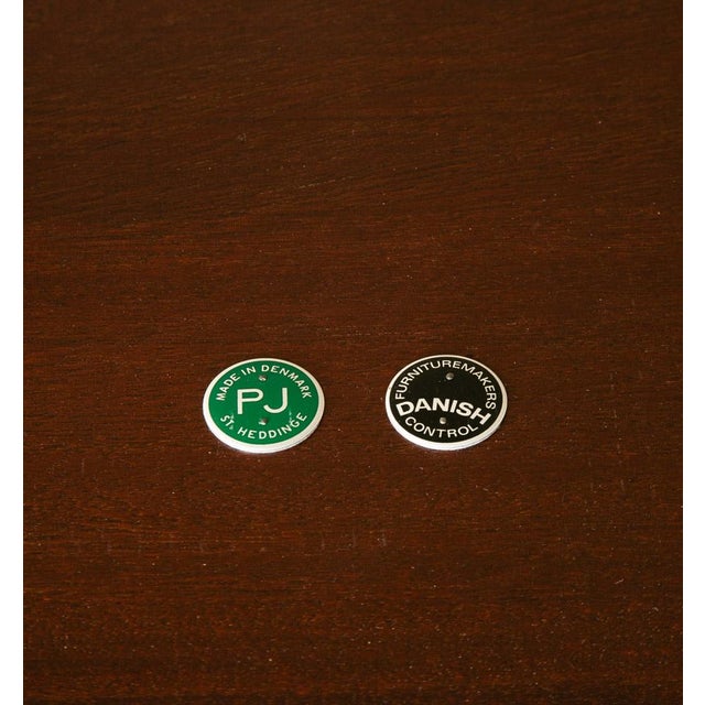 1960s 1960s Mid Century Danish Modern Serving Cart Ole Wanscher Mahogany Bar Tray Trolley Nm For Sale - Image 5 of 12