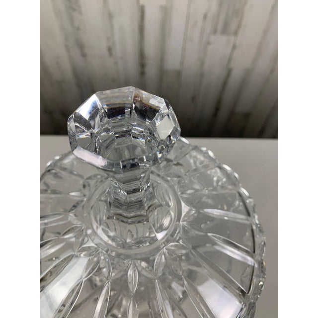 Metal Lead Crystal Shannon Designs Compote For Sale - Image 7 of 10