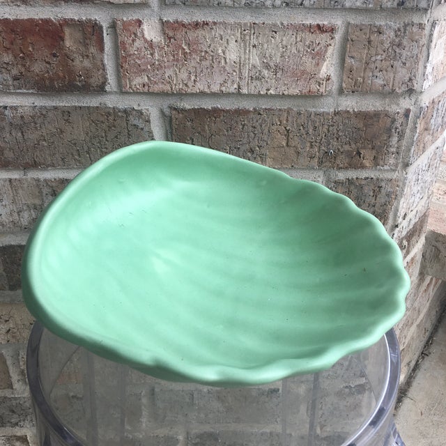 Vintage Royal Haeger Pottery Clam Shell Dish | Chairish