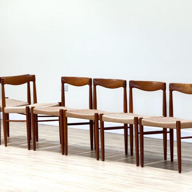 Bramin Chairs in Paper Cord by Henry Walter Klein, Set of 6 For Sale - Image 10 of 14