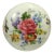 Vintage Hand Painted White Floral Porcelain Door Knobs For Sale