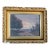 20th Century American Tonalist Sunset Landscape Painting in Gold Frame For Sale