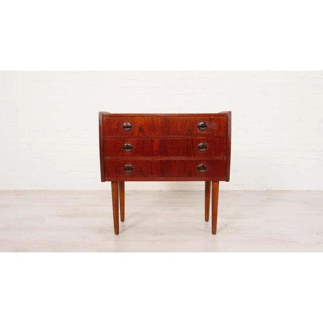 Vintage Danish Chest of 3 Drawers For Sale - Image 10 of 10