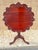 English Chippendale Style (20th Century) Mahogany Piecrust Edge Tilt -Top Shell End Table For Sale - Image 9 of 11